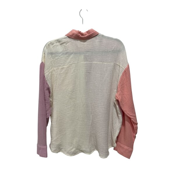 CLUB SOCIAL By Jadelynn Brooke Women Longsleeve Button-Down Shirt SMALL - Picture 3 of 5